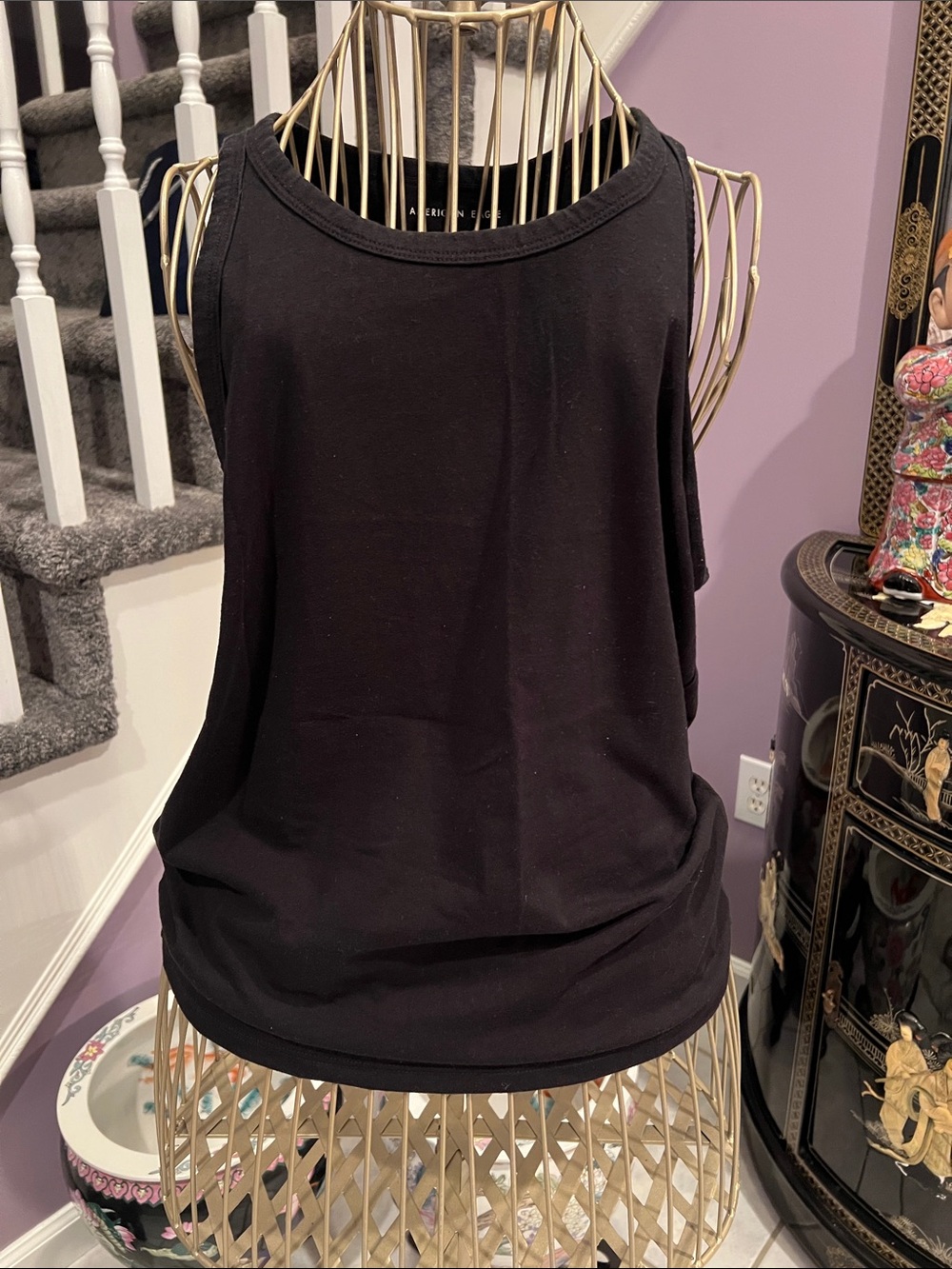 Classic Black Sleeveless Tank Top - Women